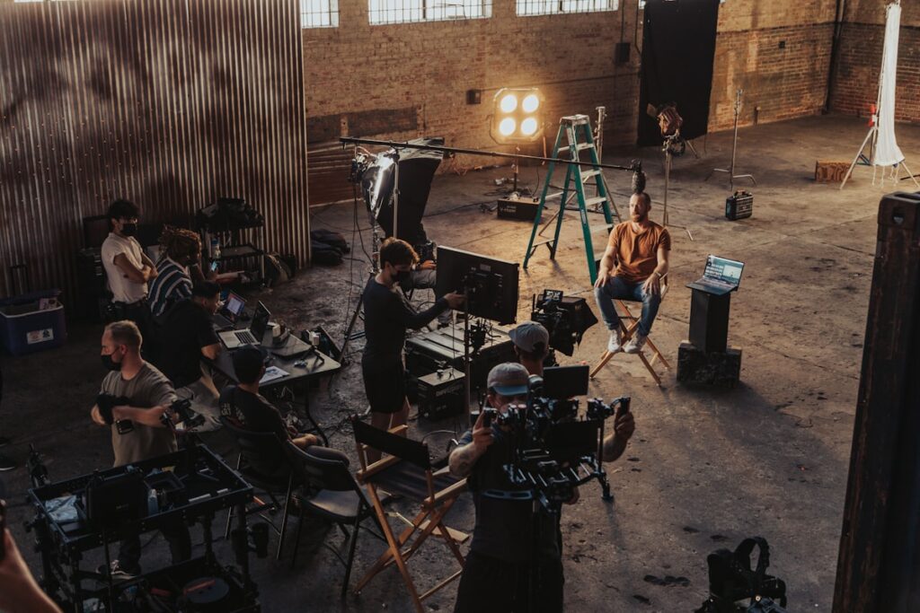 Top production houses in the Americas - film crew on set