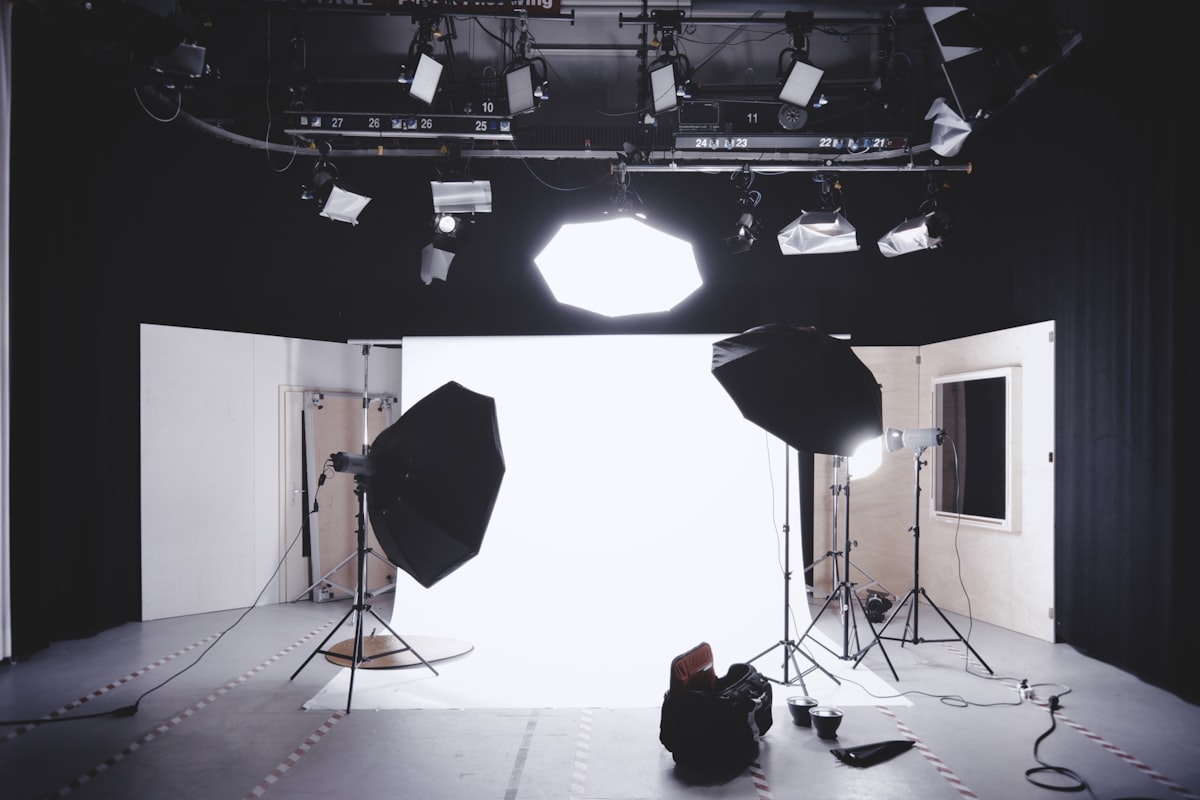 Top production houses in MENA - production studio lighting setup