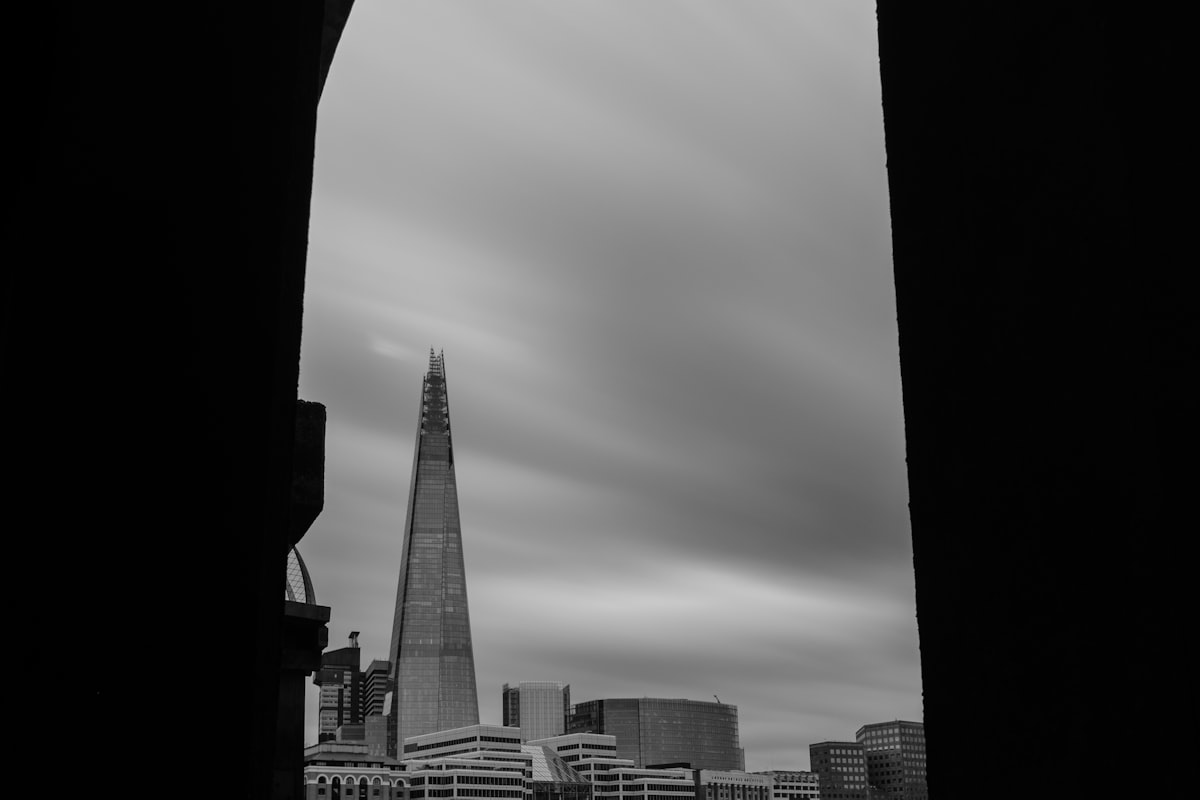 London skyline representing the United Kingdom's film and television production industry