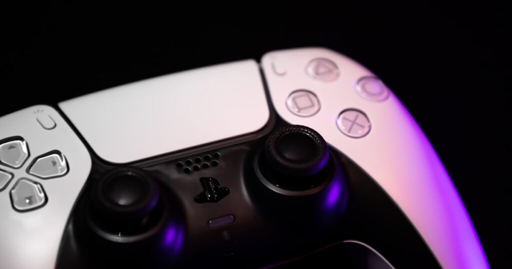 Gaming controller representing isekai anime IP monetization across multi-platform licensing deals