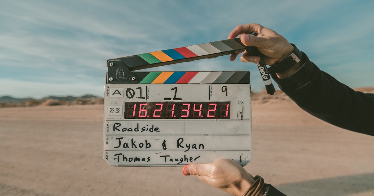 Top Isekai Anime Studios and Production Houses in 2026 1 Film production clapperboard on set representing top isekai anime studios and animation production houses 2026