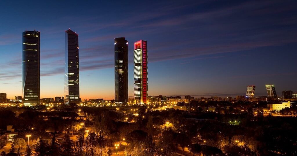 Madrid skyline representing Spain and Portugal's film financing and co-production incentives