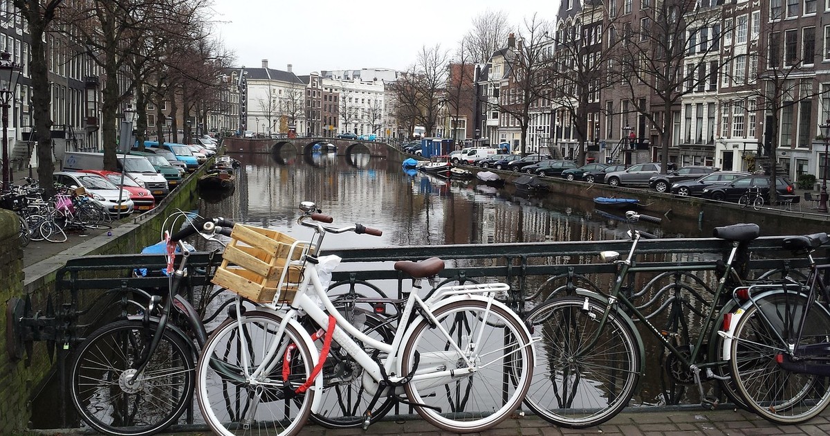 Amsterdam canal houses, representing the Netherlands' film and TV production industry