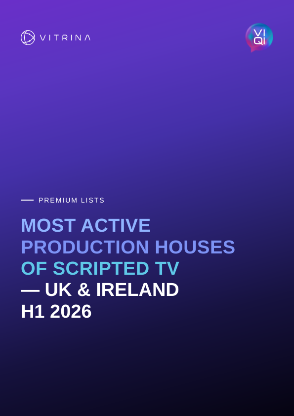Most Active Production Houses of Scripted TV Series (UK and Ireland) (H1 2026) 15 Vitrina Cover Production Houses UK Ireland Scripted TV