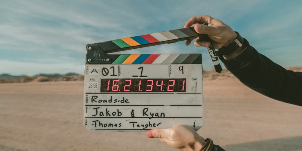 The BFI Film Fund: What It Is and Who Can Apply 1 BFI Film Fund guide - clapperboard representing BFI National Lottery Filmmaking Fund grant applications