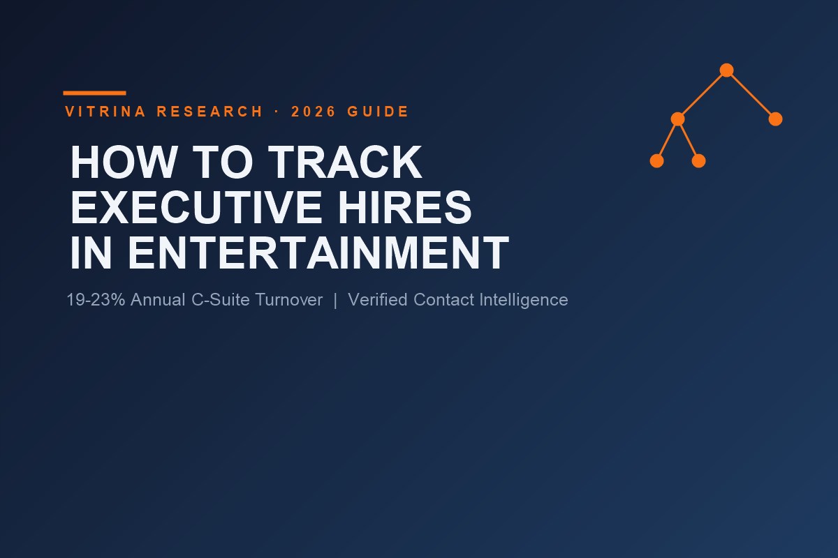 How to Track Executive Hires in Entertainment: 2026 Guide 3 How to track executive hires in entertainment