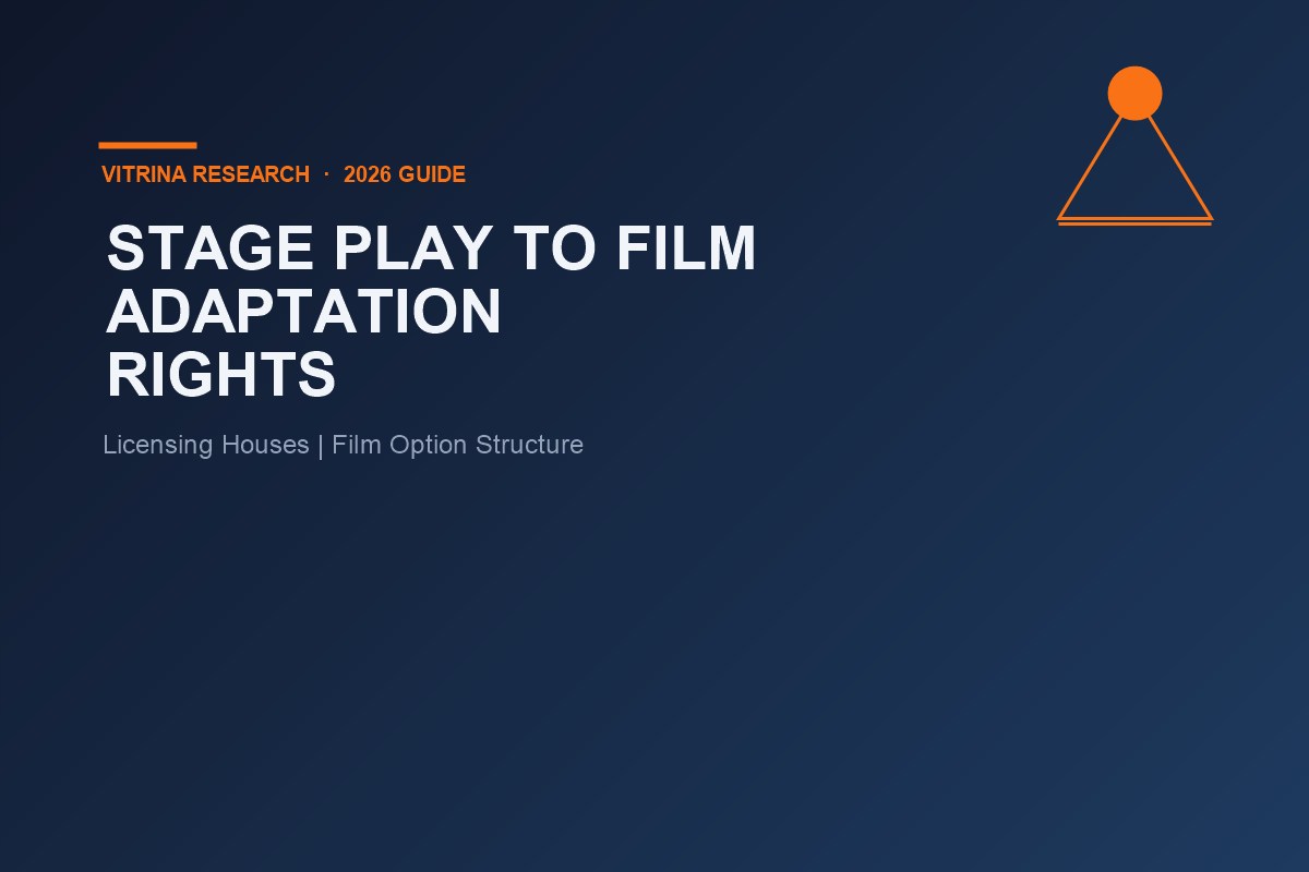 Stage Play to Film Adaptation Rights: 2026 Guide 33 Stage play to film adaptation rights