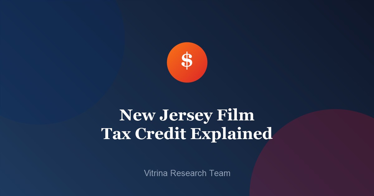 New Jersey Film Tax Credit Explained 2 New Jersey Film Tax Credit Explained - official funding document icon
