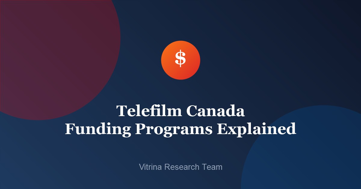 Telefilm Canada Funding Programs Explained 3 Telefilm Canada funding programs explained - official funding document icon